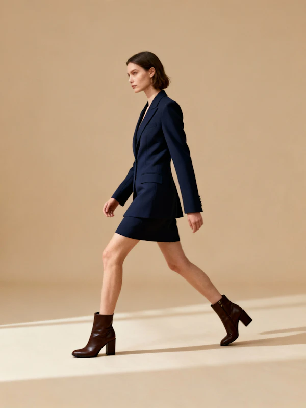 Confident Woman in Blazer