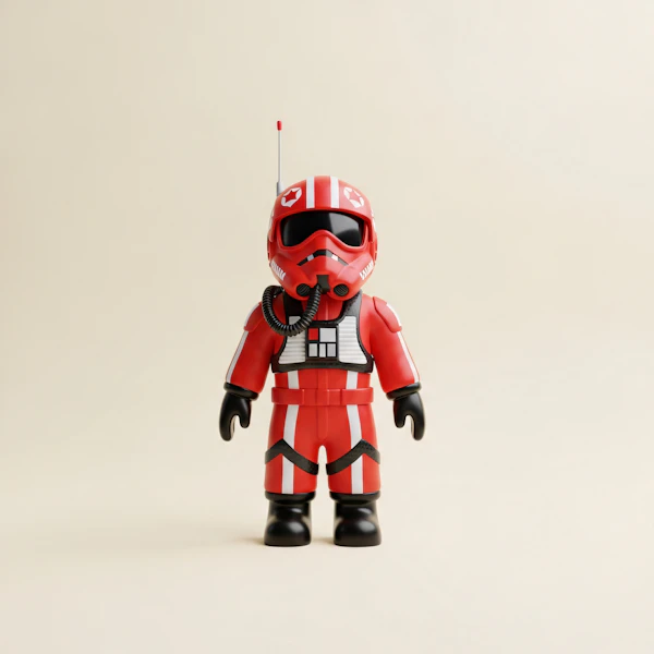 Futuristic Pilot Figure