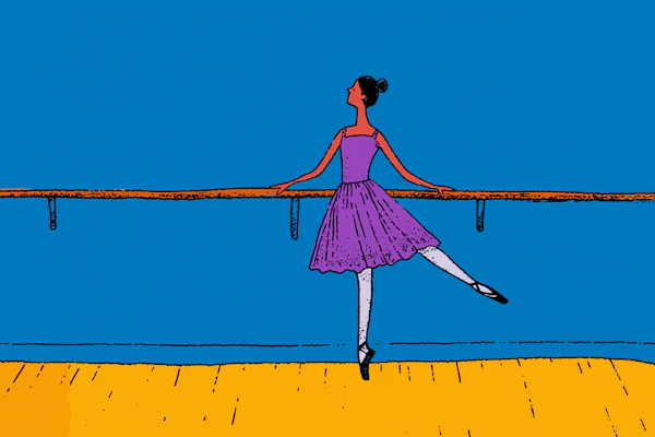 Ballerina at the Barre