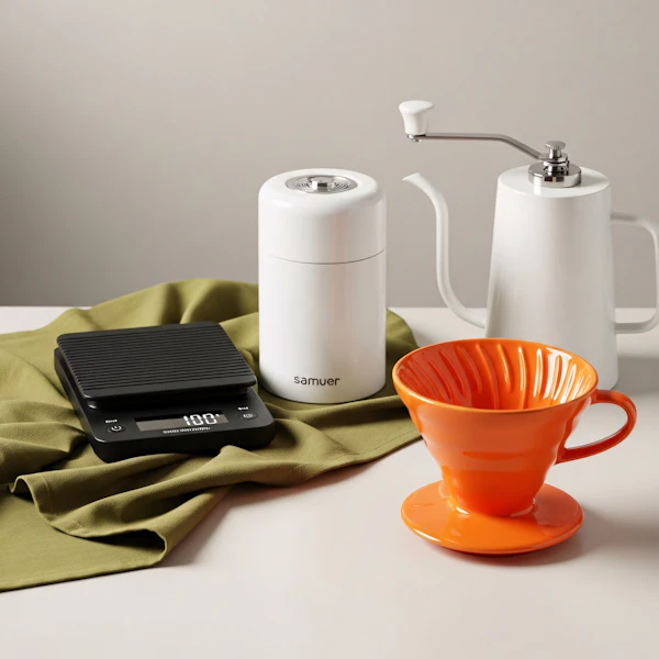 Coffee Brewing Setup