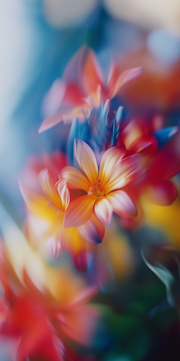 Vibrant Abstract Flowers