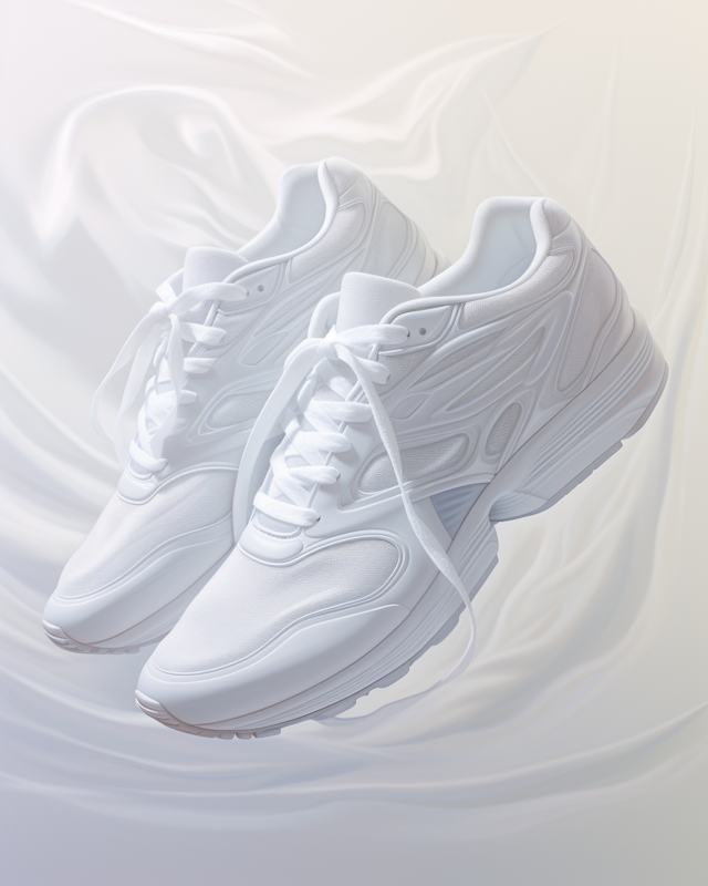 Ethereal Glide White Sneakers