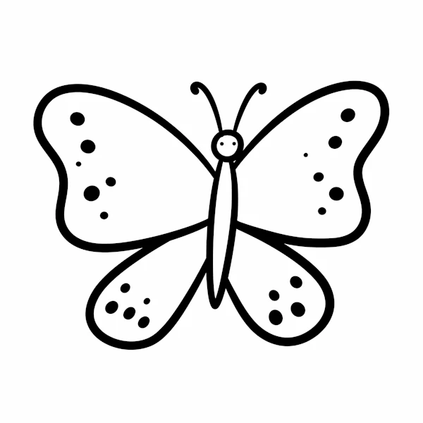 Minimalist Butterfly Art