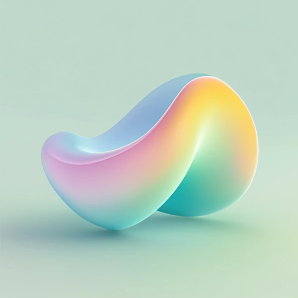Abstract Pastel Wave Form