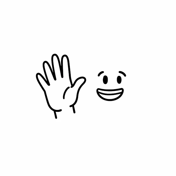 Waving Hand Illustration