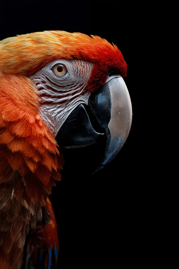 Scarlet Macaw Portrait
