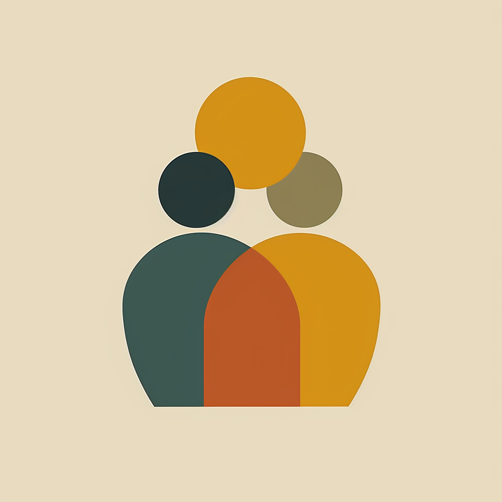 Abstract Human Figures Illustration on Lummi