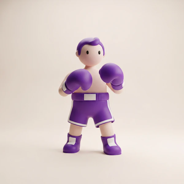 Cartoon Boxer Character