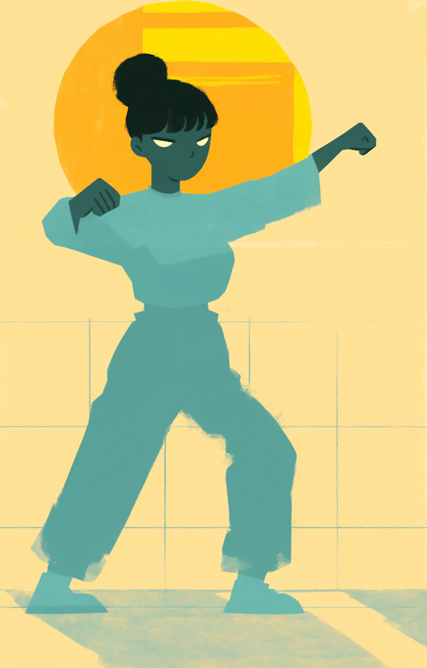 Martial Arts Illustration