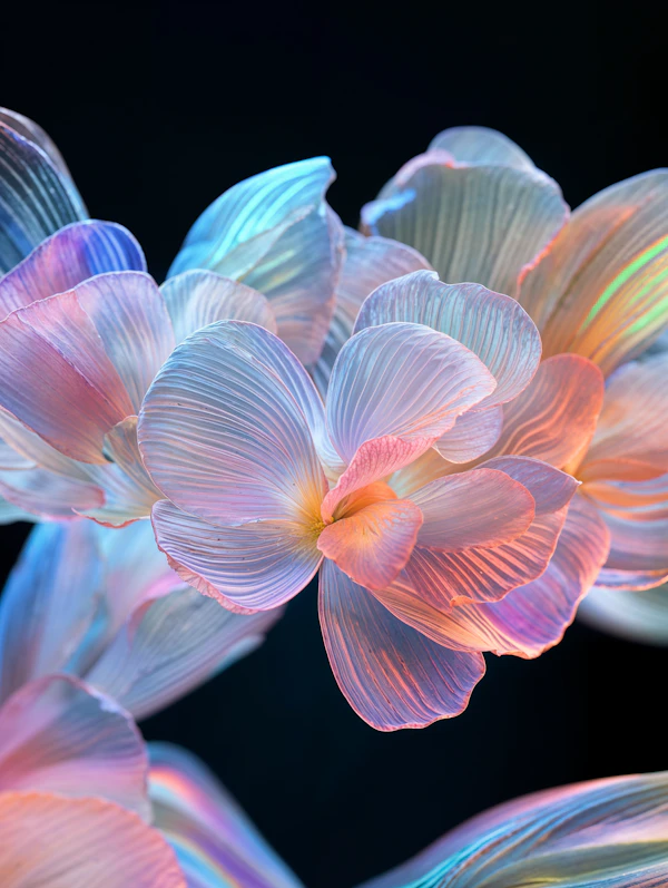 Ethereal Glowing Petals
