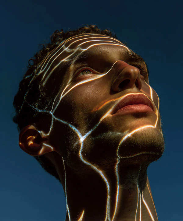 Light Pattern Portrait