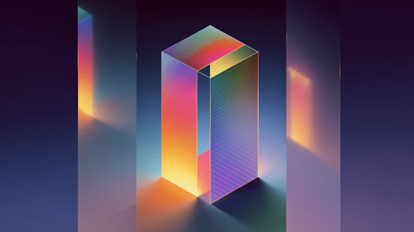 Futuristic Prism Art