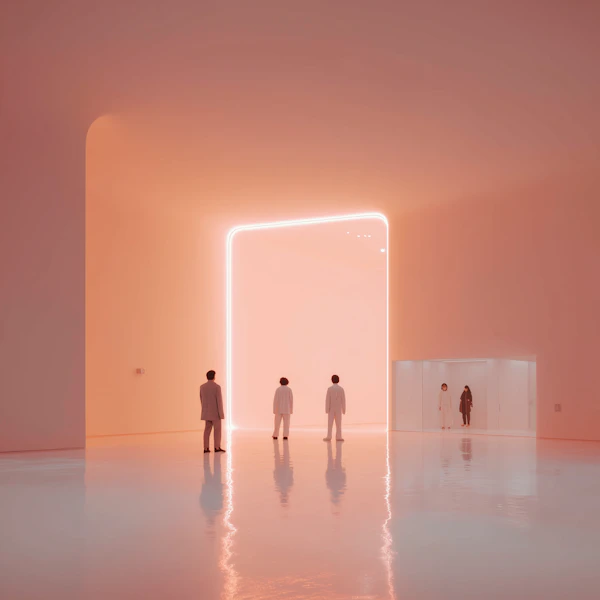 Futuristic Interior Scene