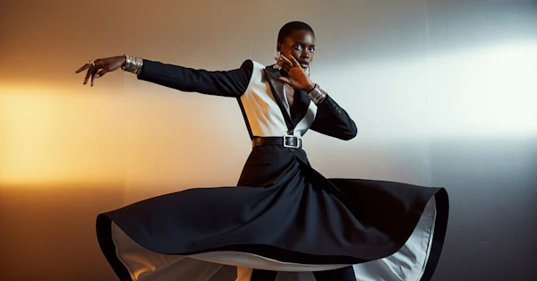 Elegant Motion Portrait