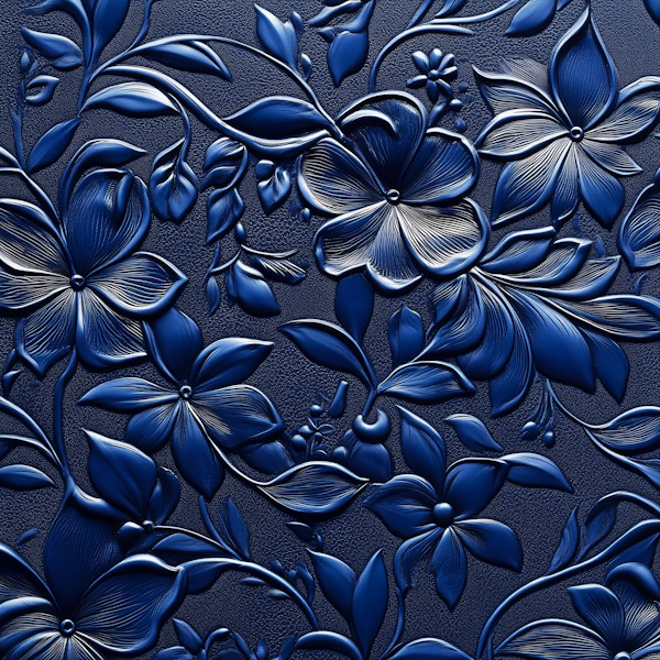 Monochromatic Floral Art