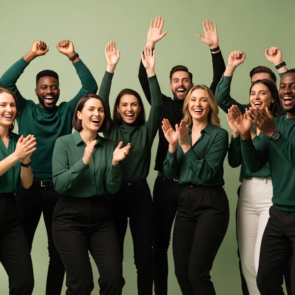 Celebratory Group Portrait