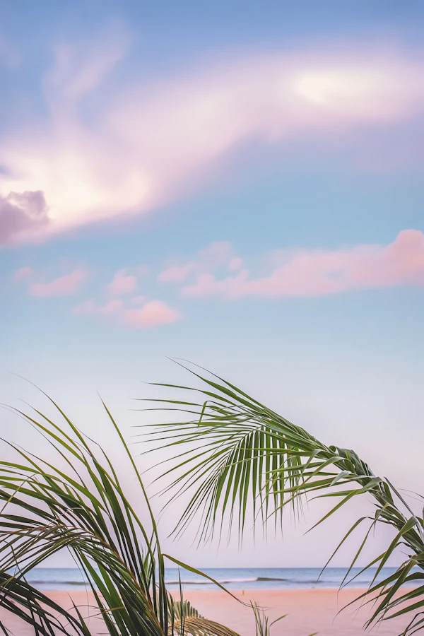 Serene Beach Sunset