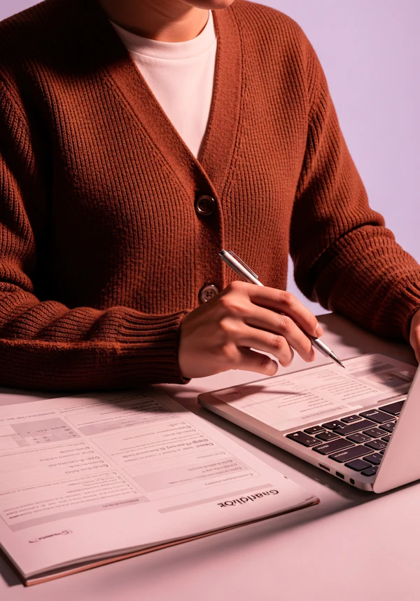 Focused Work Scene