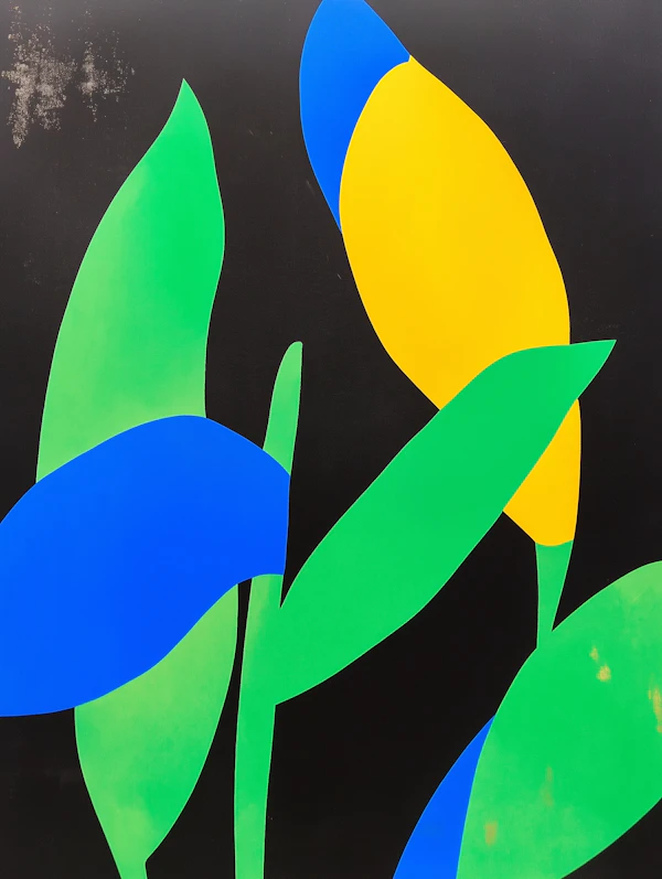 Abstract Floral Artwork