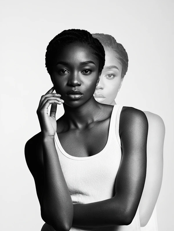 Black-and-White Portrait