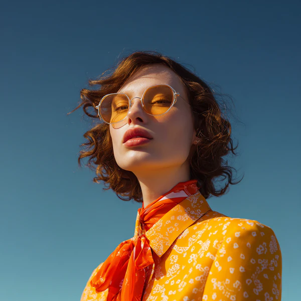 Stylish Woman Outdoors