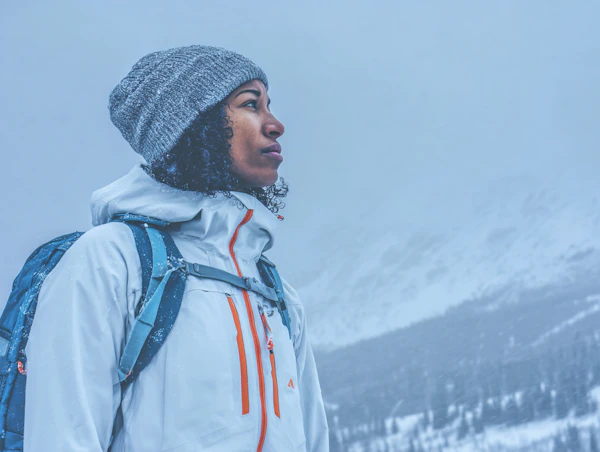 Winter Explorer in Snow