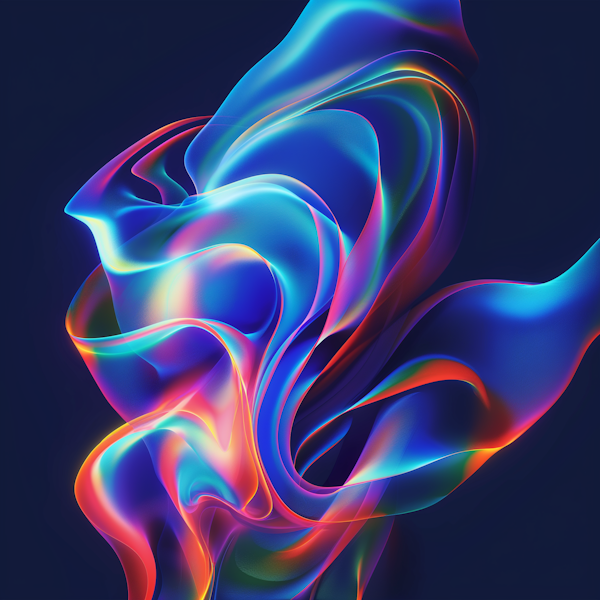 Ethereal Neon Abstract