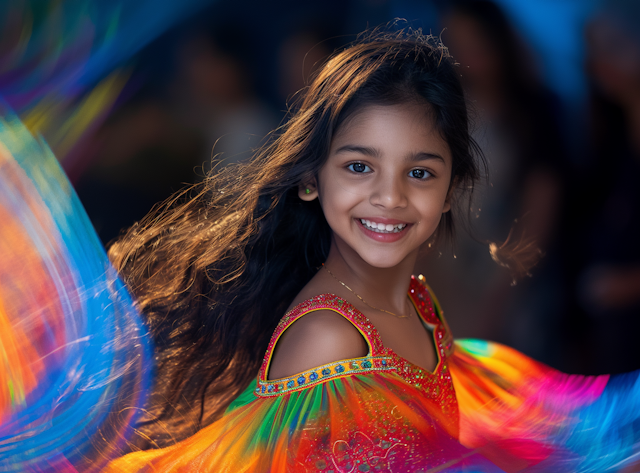 Dancing Joy - Young Girl in Motion