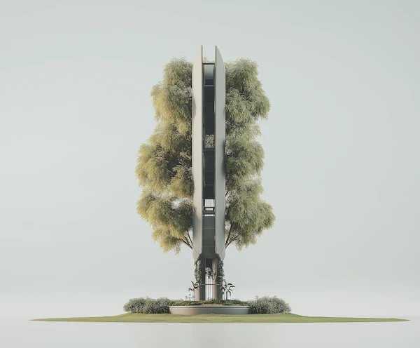 Futuristic Eco-friendly Arboreal Architecture