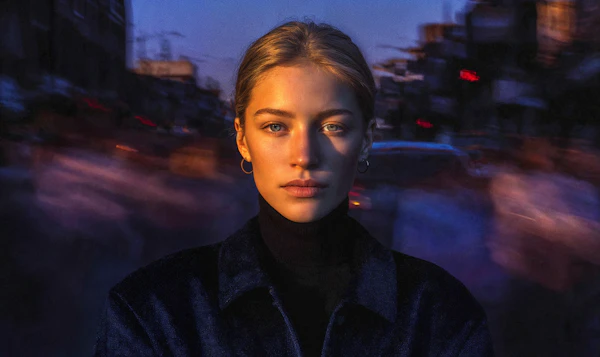 Urban Twilight Portrait