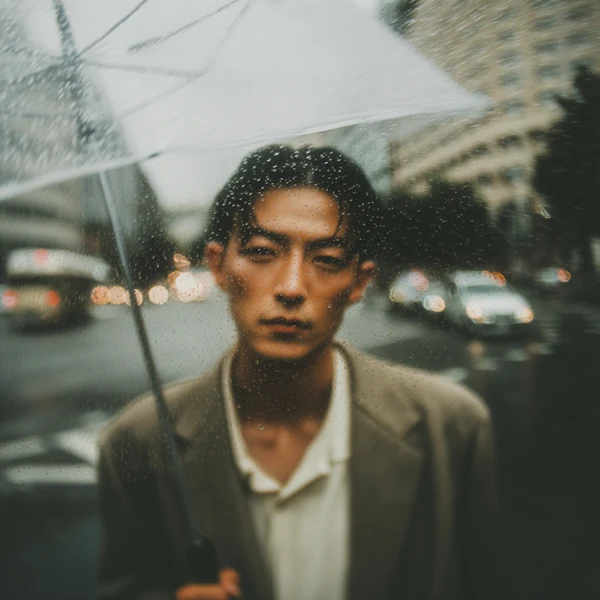 Rainy Urban Portrait