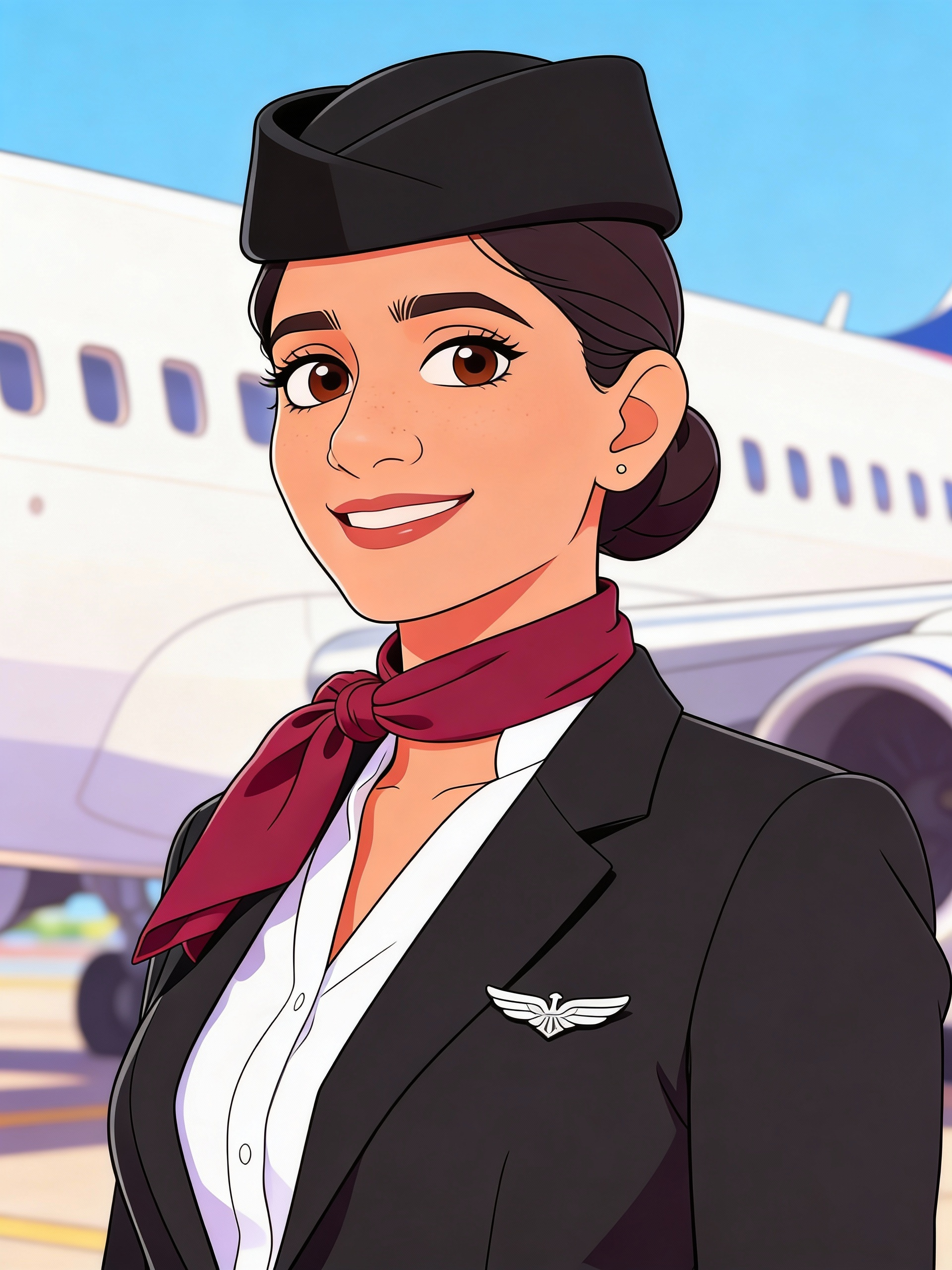Flight Attendant Portrait