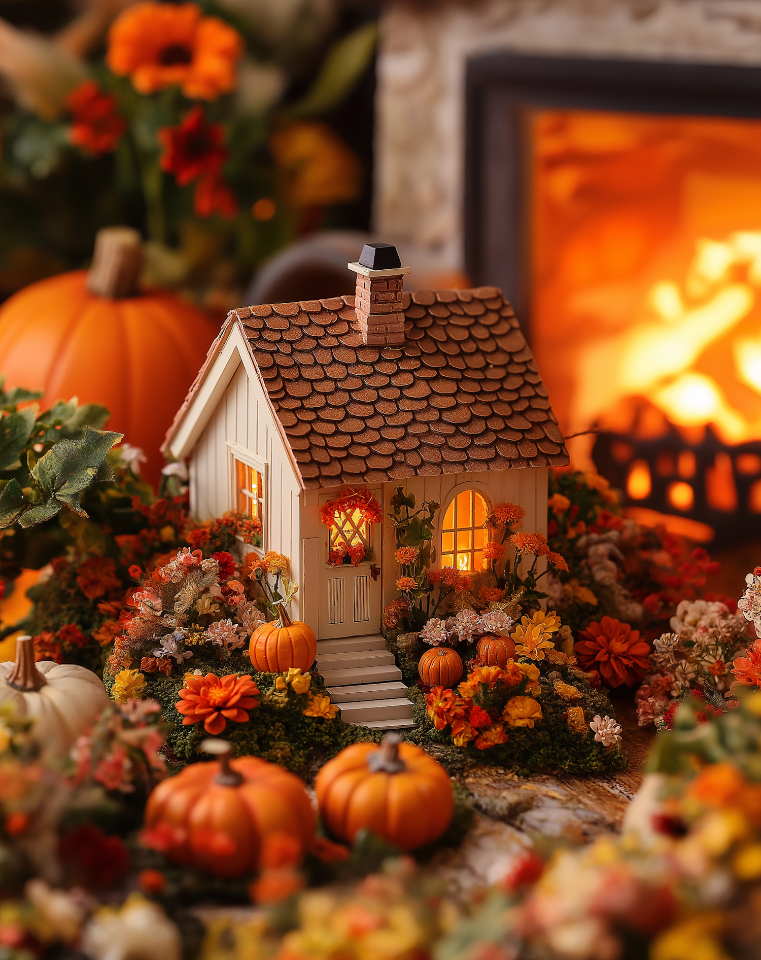 Miniature Autumn House