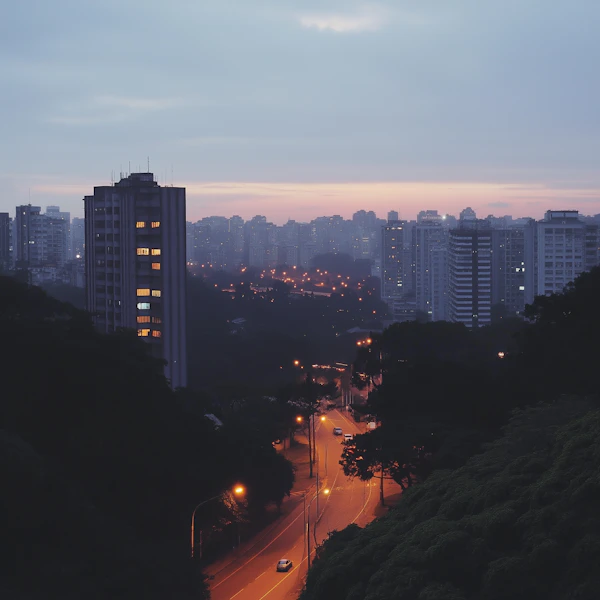 Cityscape at Dusk
