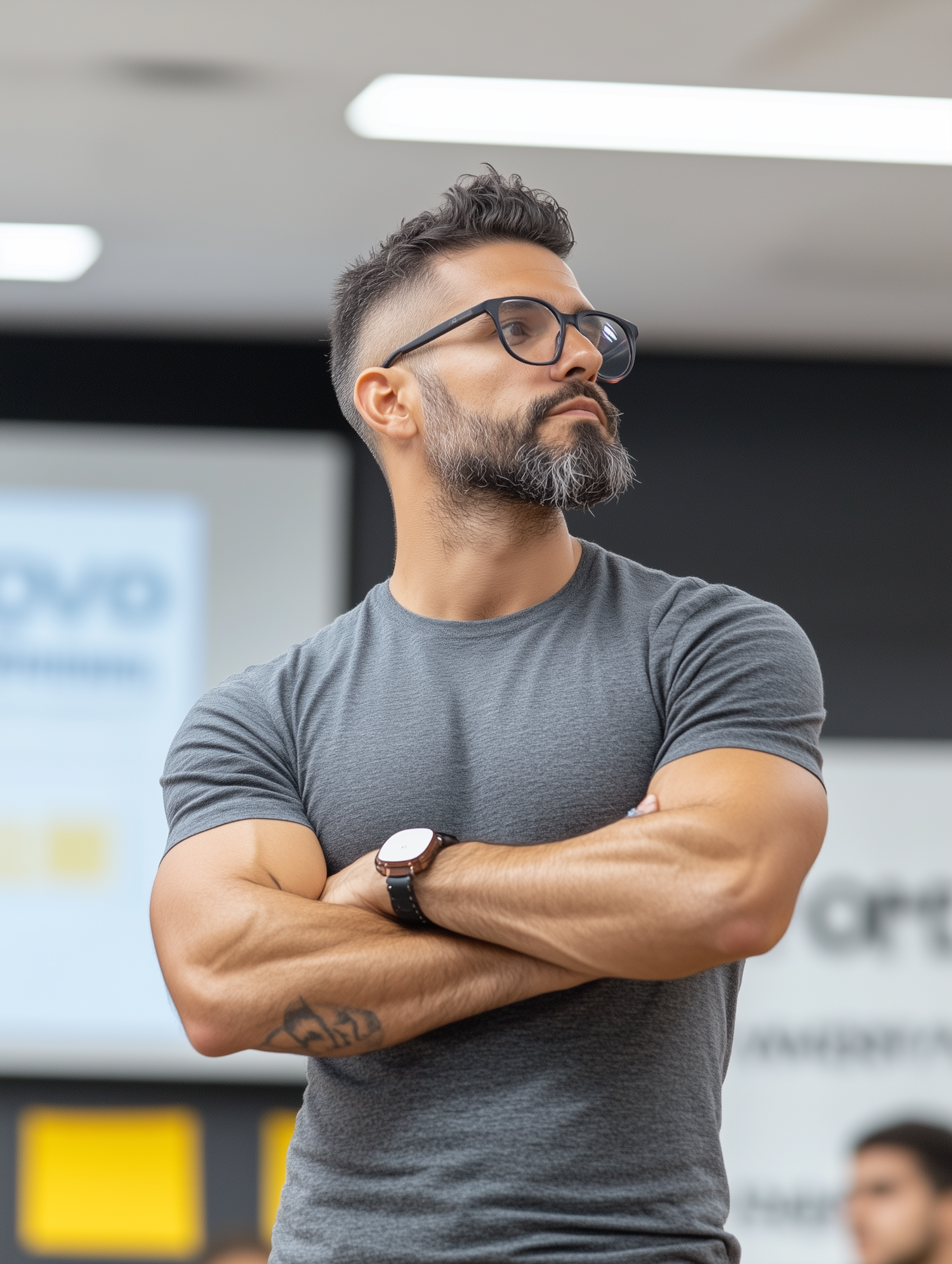 Confident Man with Glasses