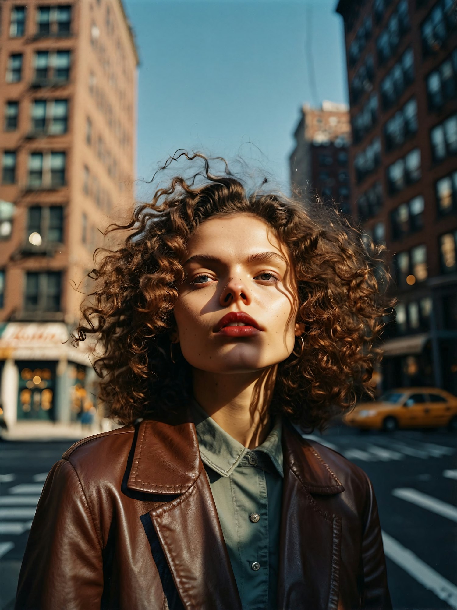 Urban Portrait with Leather Jacket