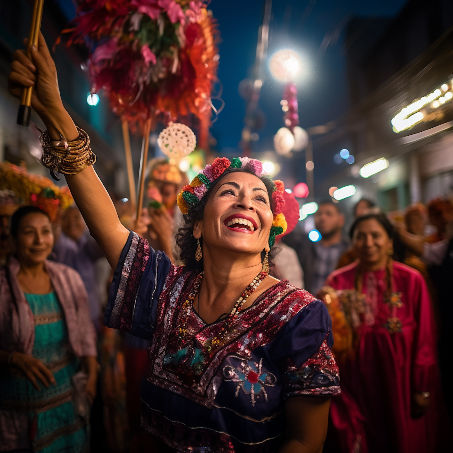 Joyful Festival Dancer