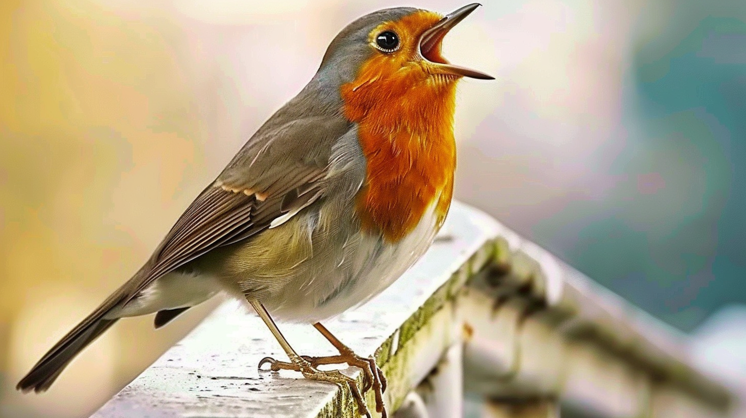 Robin on Railing