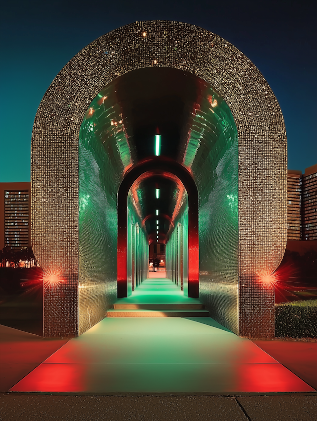 Futuristic Tunnel Lights