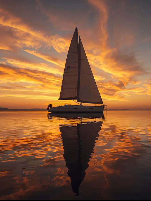 Sailboat at Sunset