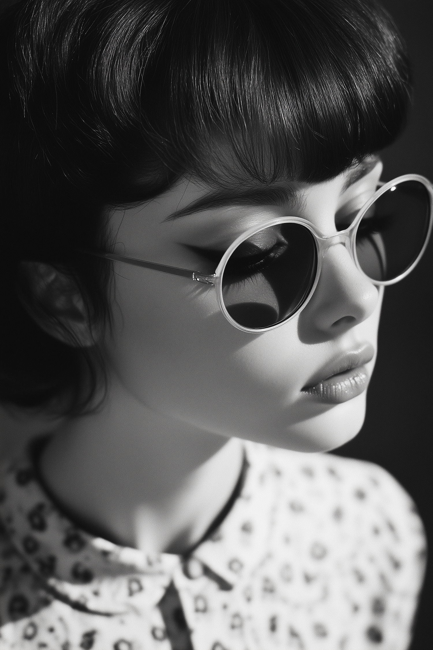 Serene Portrait with Sunglasses