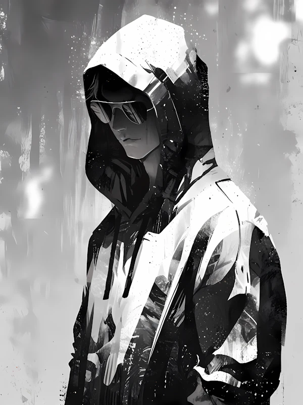 Mysterious Hooded Figure