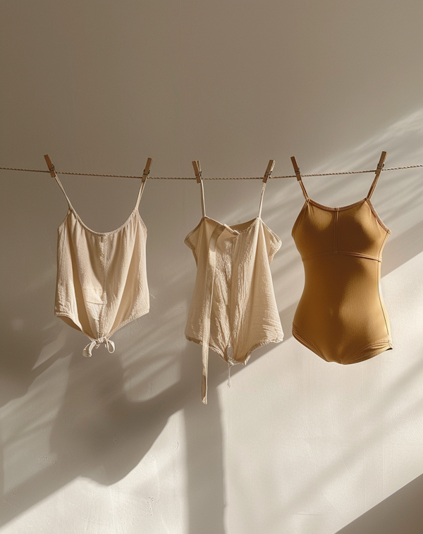 Serene Clothing on Clothesline