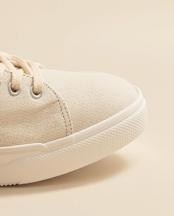 Beige Canvas Sneaker