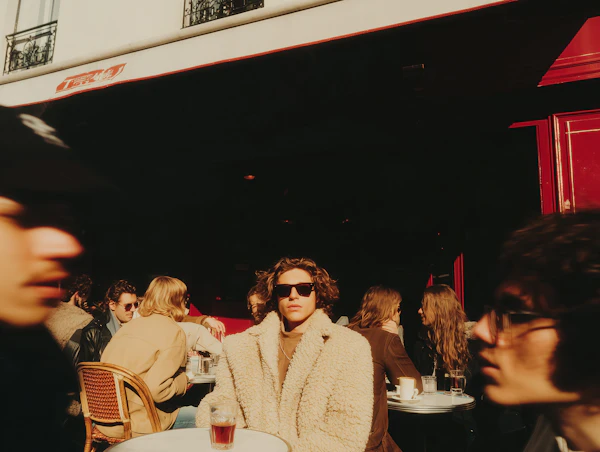 Café Gathering in Sunlight