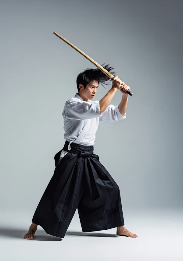 Martial Artist in Action