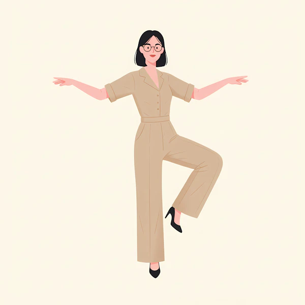 Stylized Woman Pose