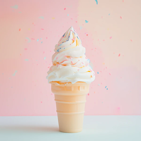 Vanilla Ice Cream Cone