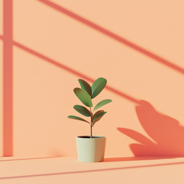 Serene Plant Aesthetics