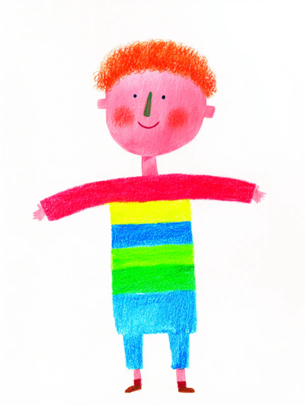 Cheerful Child Illustration